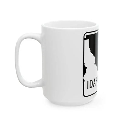 ID-27 (Idaho) (Road Sign) White Coffee Mug - Go Mug Yourself