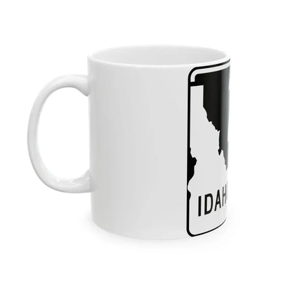 ID-29 (Idaho) (Road Sign) White Coffee Mug - Go Mug Yourself