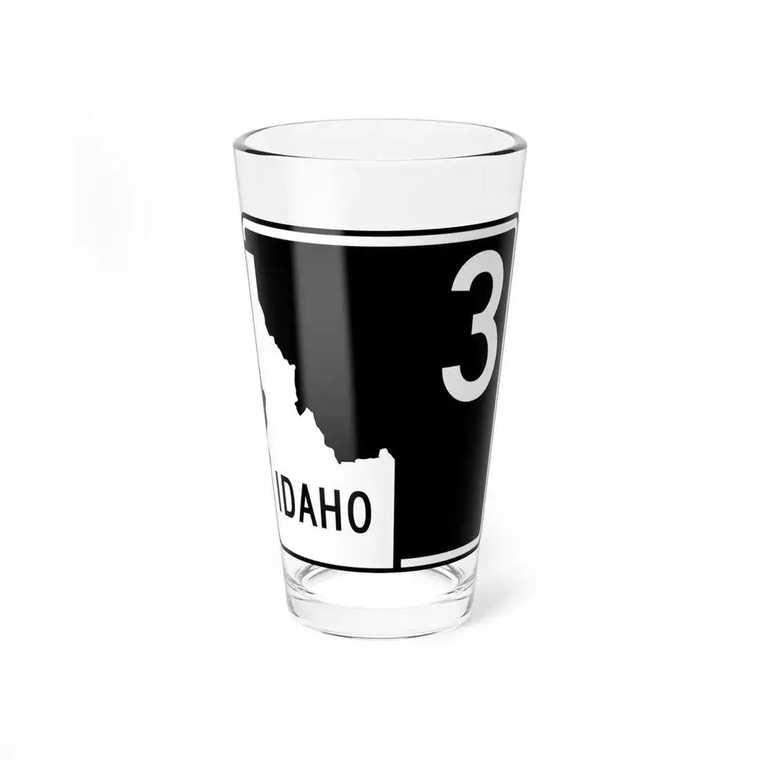 ID-3 (Idaho) (Road Sign) Pint Glass 16oz 16oz - Go Mug Yourself