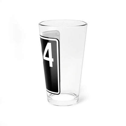 ID-34 (Idaho) (Road Sign) Pint Glass 16oz - Go Mug Yourself