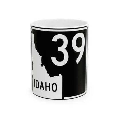 ID-39 (Idaho) (Road Sign) White Coffee Mug 11oz - Go Mug Yourself