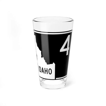 ID-4 (Idaho) (Road Sign) Pint Glass 16oz 16oz - Go Mug Yourself