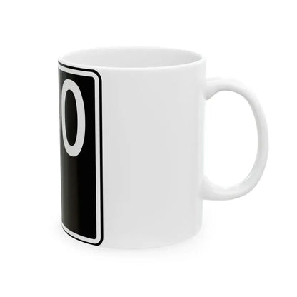 ID-40 (Idaho) (Road Sign) White Coffee Mug - Go Mug Yourself