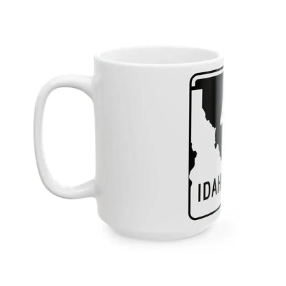 ID-46 (Idaho) (Road Sign) White Coffee Mug - Go Mug Yourself