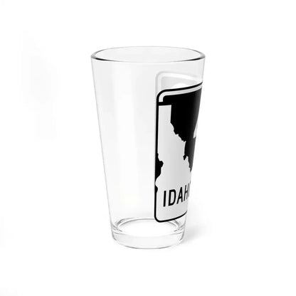ID-48 (Idaho) (Road Sign) Pint Glass 16oz - Go Mug Yourself