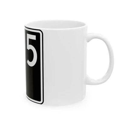 ID-5 (Idaho) (Road Sign) White Coffee Mug - Go Mug Yourself
