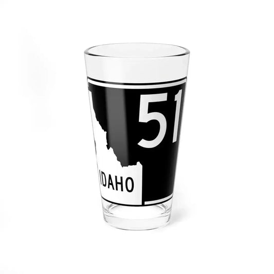 ID-51 (Idaho) (Road Sign) Pint Glass 16oz 16oz - Go Mug Yourself