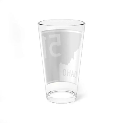 ID-51 (Idaho) (Road Sign) Pint Glass 16oz - Go Mug Yourself
