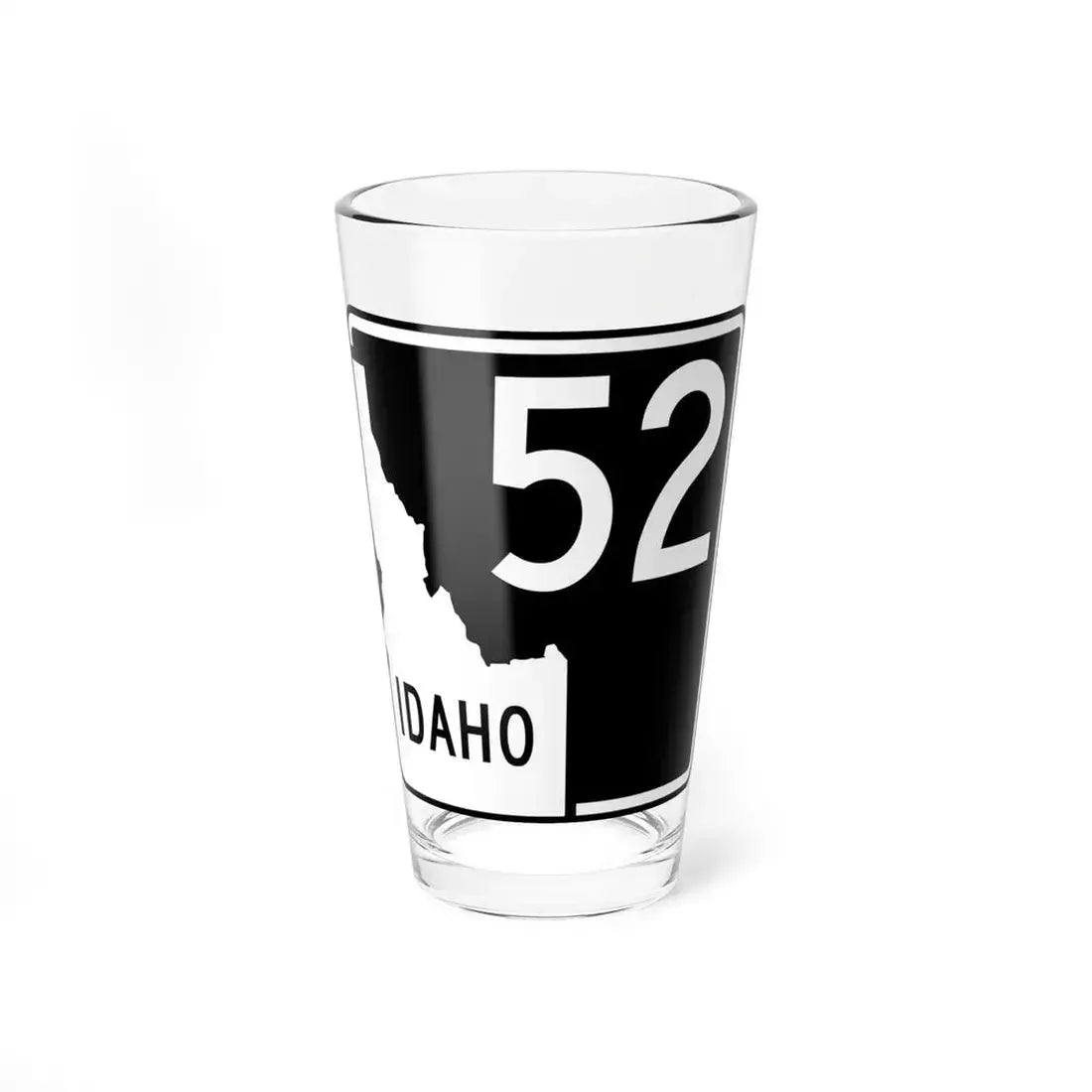 ID-52 (Idaho) (Road Sign) Pint Glass 16oz 16oz - Go Mug Yourself