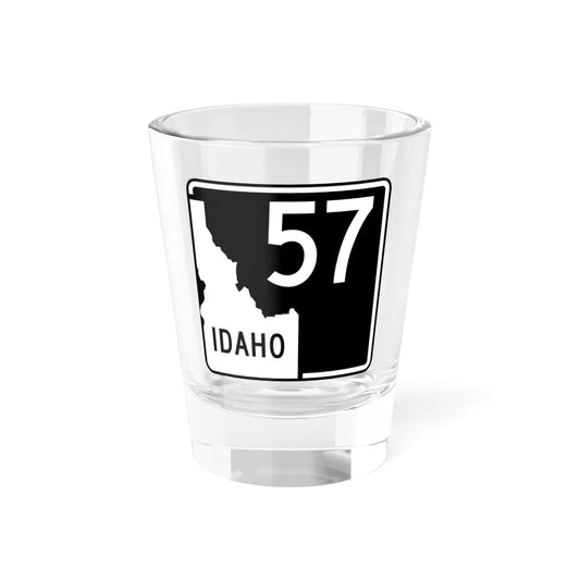 ID-57 (Idaho) (Road Sign) Shot Glass 1.5oz 1.5oz - Go Mug Yourself