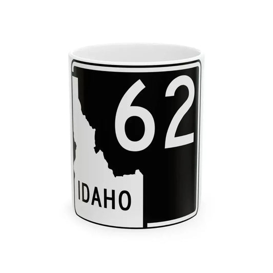 ID-62 (Idaho) (Road Sign) White Coffee Mug 11oz - Go Mug Yourself