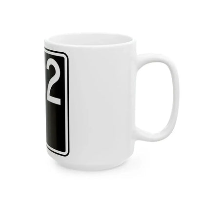 ID-62 (Idaho) (Road Sign) White Coffee Mug - Go Mug Yourself
