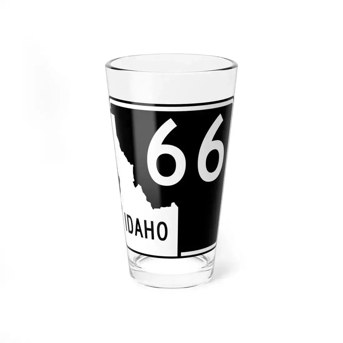 ID-66 (Idaho) (Road Sign) Pint Glass 16oz 16oz - Go Mug Yourself