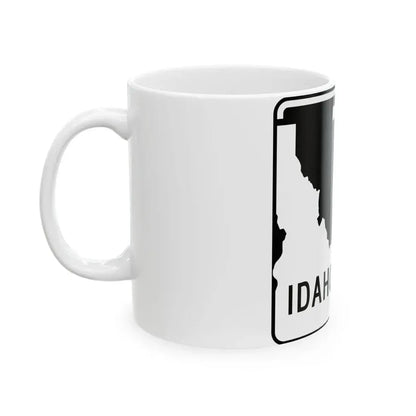 ID-72 (Idaho) (Road Sign) White Coffee Mug - Go Mug Yourself
