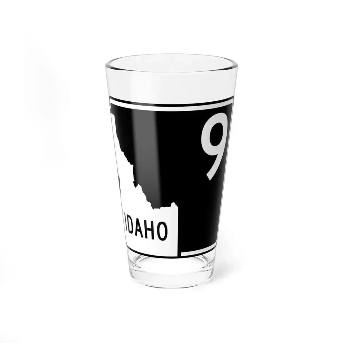 ID-9 (Idaho) (Road Sign) Pint Glass 16oz 16oz - Go Mug Yourself