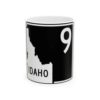 ID-9 (Idaho) (Road Sign) White Coffee Mug 11oz - Go Mug Yourself