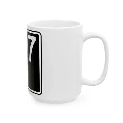 ID-97 (Idaho) (Road Sign) White Coffee Mug - Go Mug Yourself