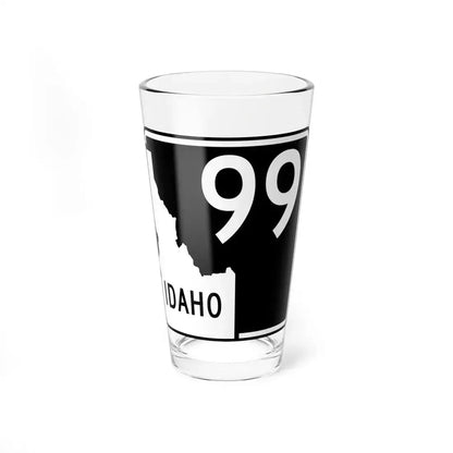 ID-99 (Idaho) (Road Sign) Pint Glass 16oz 16oz - Go Mug Yourself