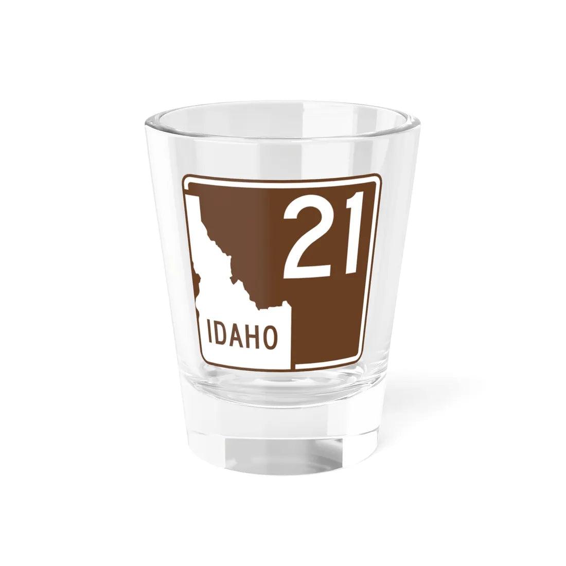 ID-Scenic-21 (Idaho) (Road Sign) Shot Glass 1.5oz 1.5oz - Go Mug Yourself