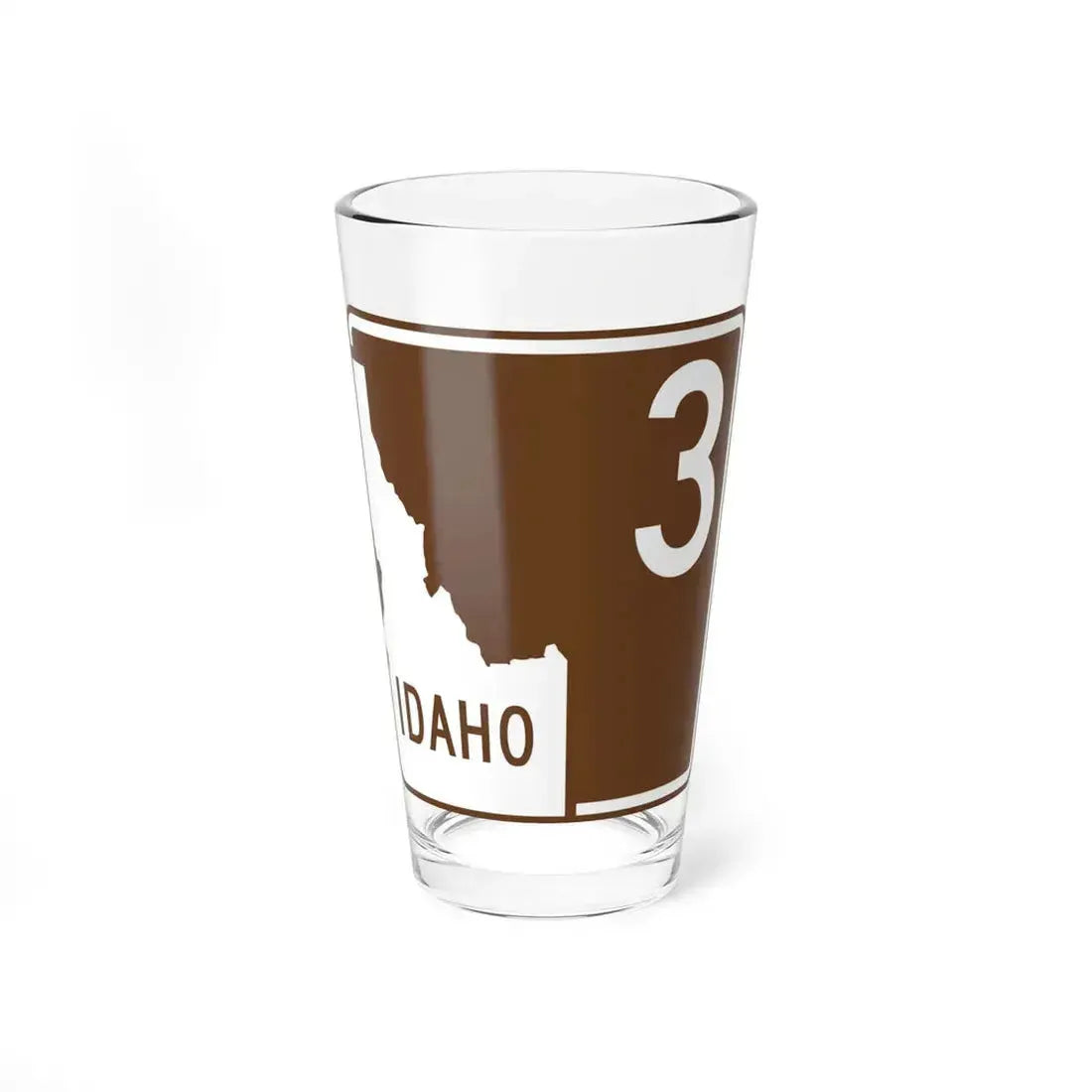 ID-Scenic-3 (Idaho) (Road Sign) Pint Glass 16oz 16oz - Go Mug Yourself