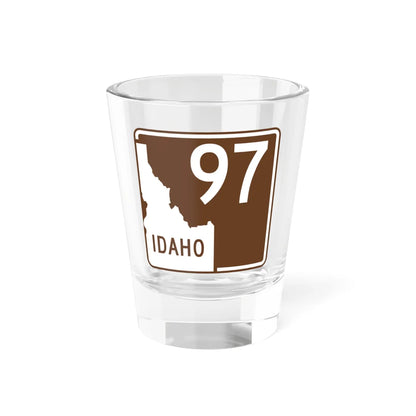 ID-Scenic-97 (Idaho) (Road Sign) Shot Glass 1.5oz 1.5oz - Go Mug Yourself