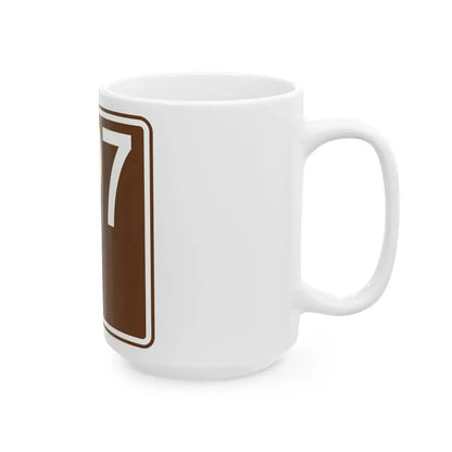 ID-Scenic-97 (Idaho) (Road Sign) White Coffee Mug - Go Mug Yourself