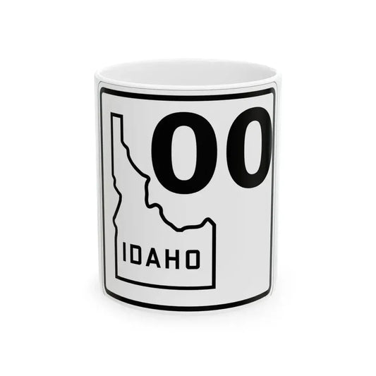 Idaho 00 1930 (Idaho) (Road Sign) White Coffee Mug 11oz - Go Mug Yourself