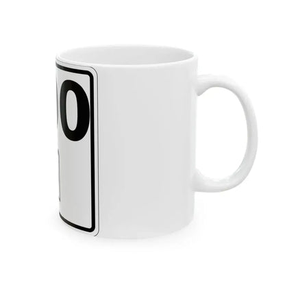 Idaho 00 1930 (Idaho) (Road Sign) White Coffee Mug - Go Mug Yourself