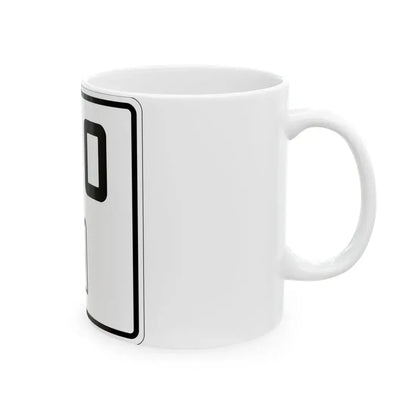 Idaho 10 1930 (Idaho) (Road Sign) White Coffee Mug - Go Mug Yourself