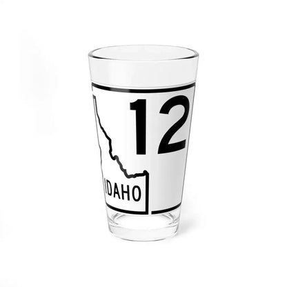 Idaho 12 1955 (Idaho) (Road Sign) Pint Glass 16oz 16oz - Go Mug Yourself