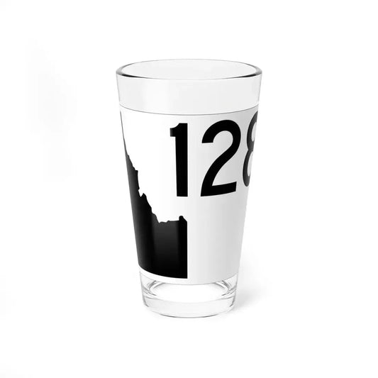 Idaho 128 (Idaho) (Road Sign) Pint Glass 16oz 16oz - Go Mug Yourself