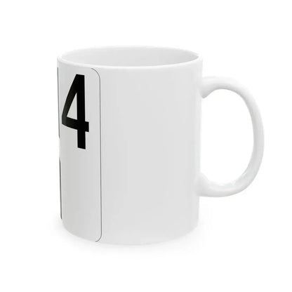 Idaho 14 (Idaho) (Road Sign) White Coffee Mug - Go Mug Yourself