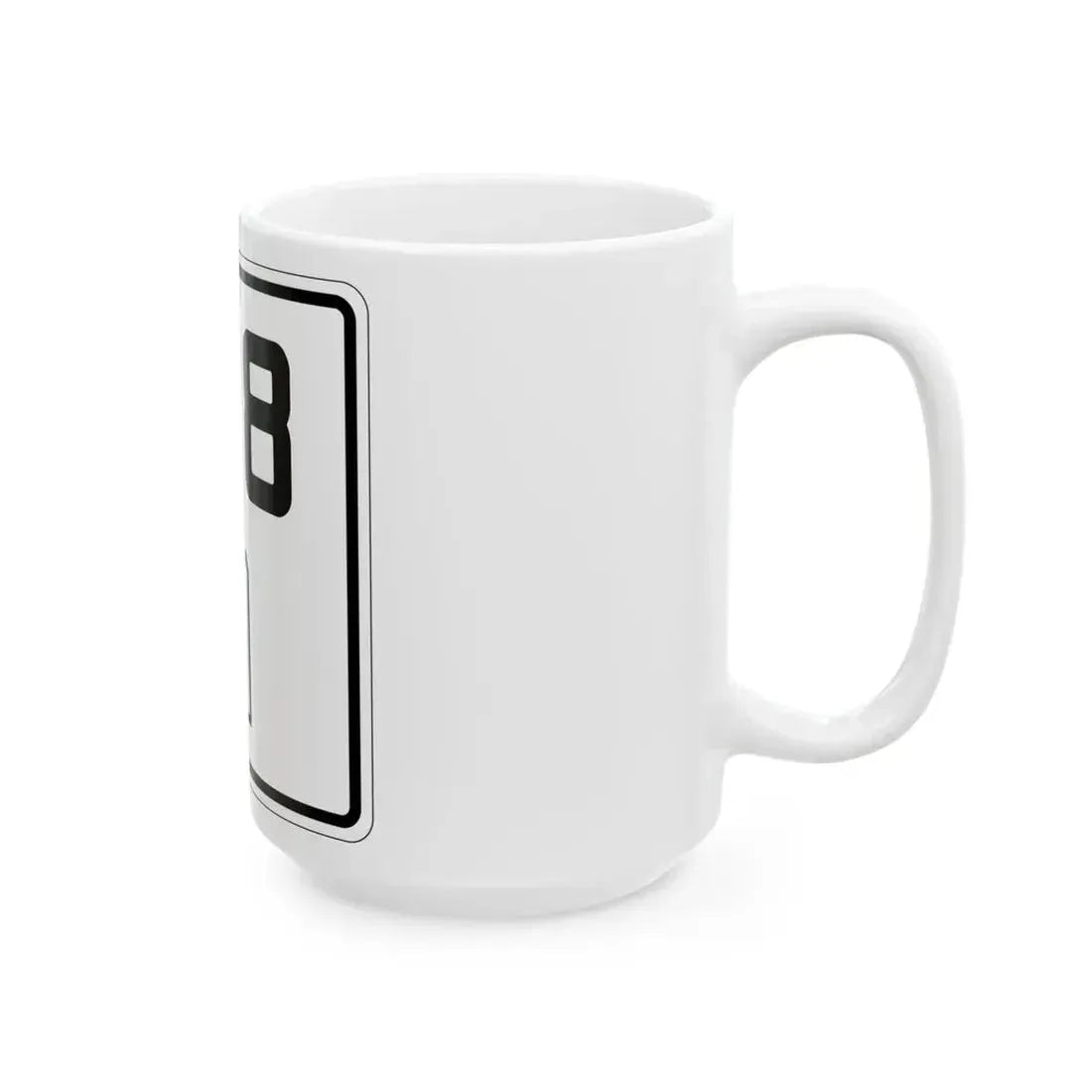 Idaho 18 1930 (Idaho) (Road Sign) White Coffee Mug - Go Mug Yourself