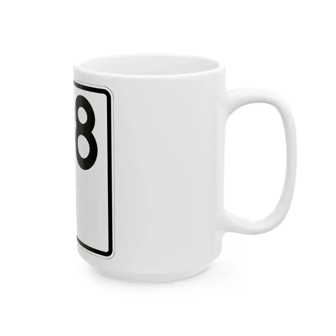 Idaho 18 1955 (Idaho) (Road Sign) White Coffee Mug - Go Mug Yourself
