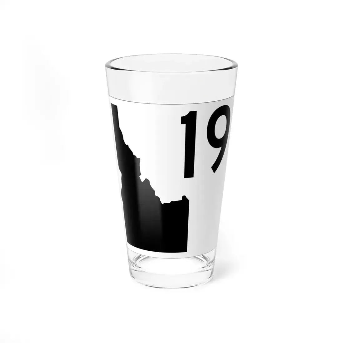 Idaho 19 (Idaho) (Road Sign) Pint Glass 16oz 16oz - Go Mug Yourself