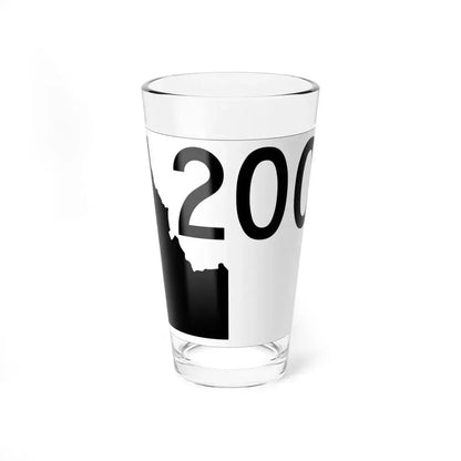 Idaho 200 (Idaho) (Road Sign) Pint Glass 16oz 16oz - Go Mug Yourself