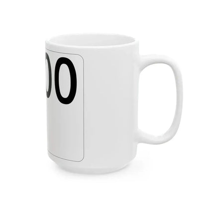 Idaho 200 (Idaho) (Road Sign) White Coffee Mug - Go Mug Yourself