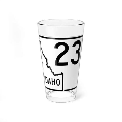 Idaho 23 1955 (Idaho) (Road Sign) Pint Glass 16oz 16oz - Go Mug Yourself