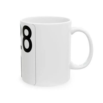 Idaho 28 (Idaho) (Road Sign) White Coffee Mug - Go Mug Yourself