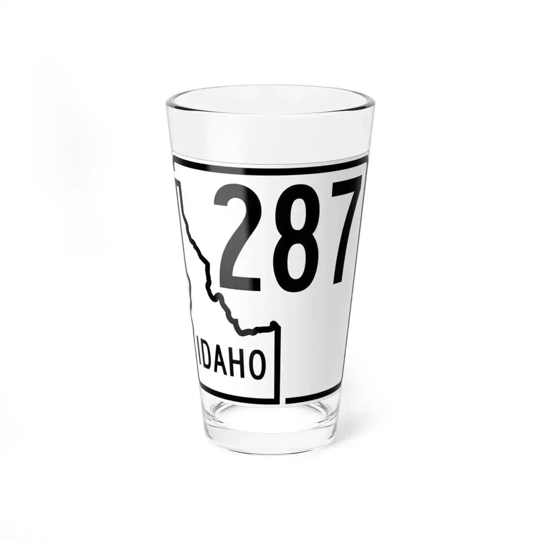 Idaho 287 1955 (Idaho) (Road Sign) Pint Glass 16oz 16oz - Go Mug Yourself