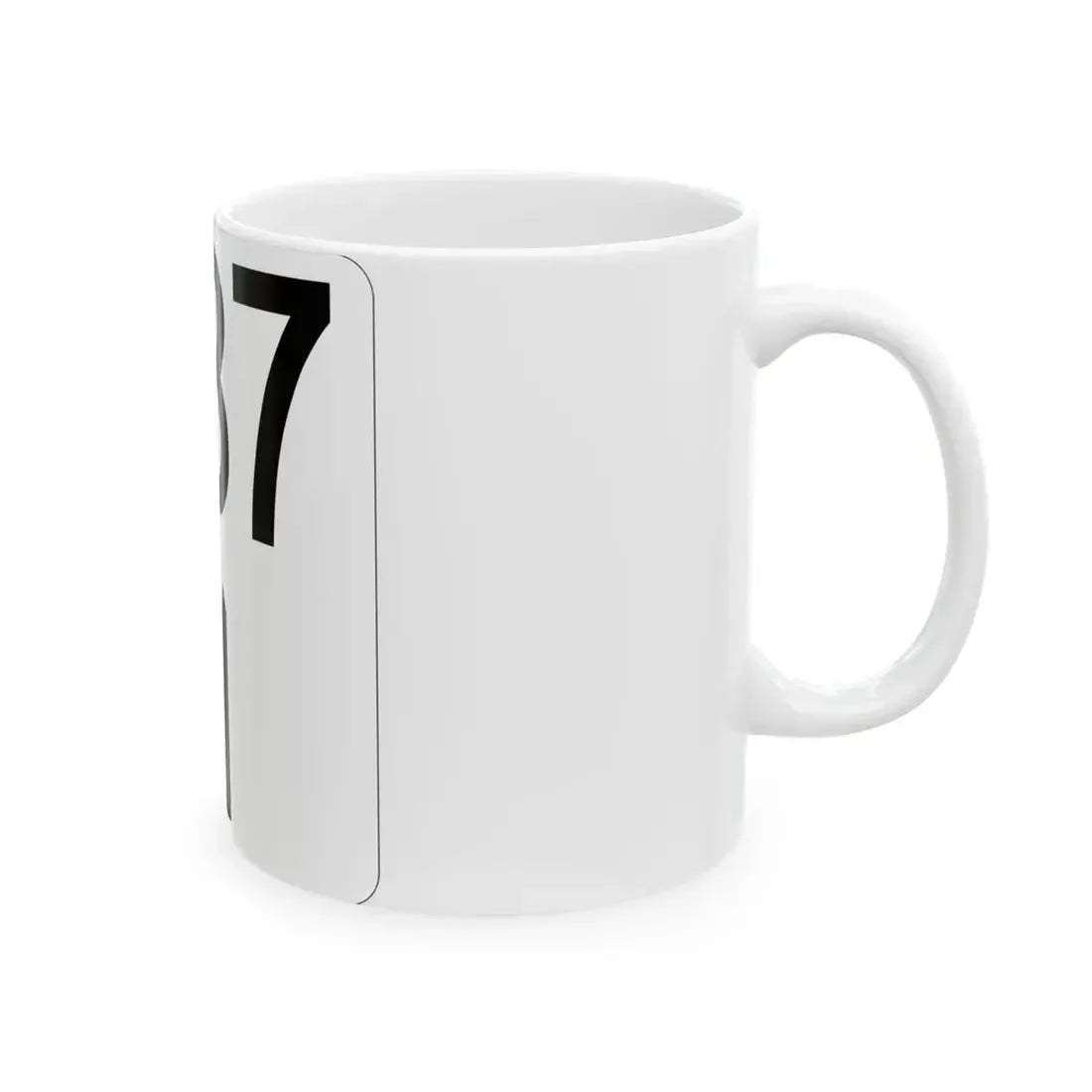 Idaho 37 (Idaho) (Road Sign) White Coffee Mug - Go Mug Yourself