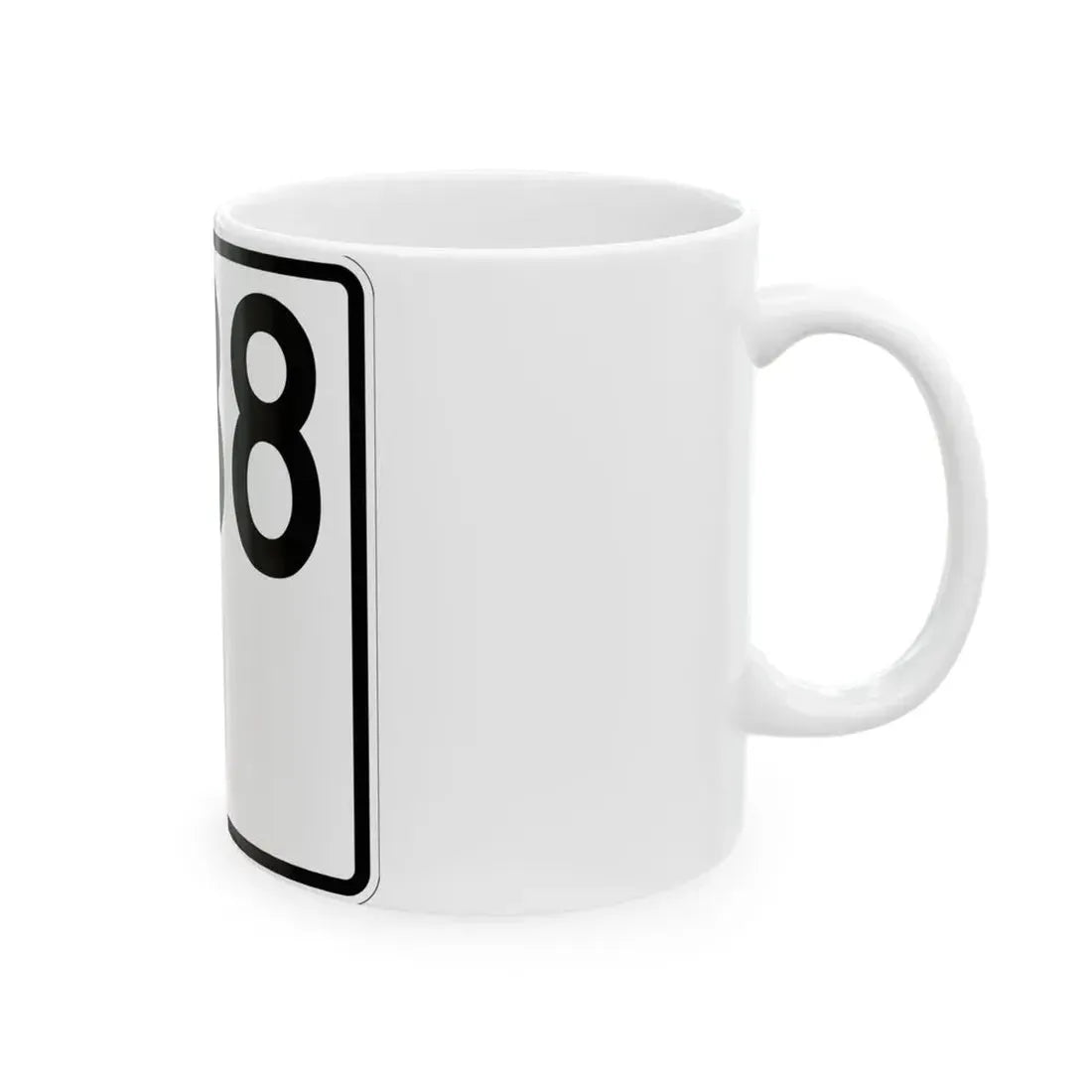 Idaho 38 1955 (Idaho) (Road Sign) White Coffee Mug - Go Mug Yourself
