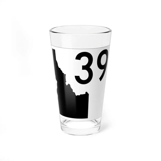 Idaho 39 (Idaho) (Road Sign) Pint Glss 16oz 16oz - Go Mug Yourself