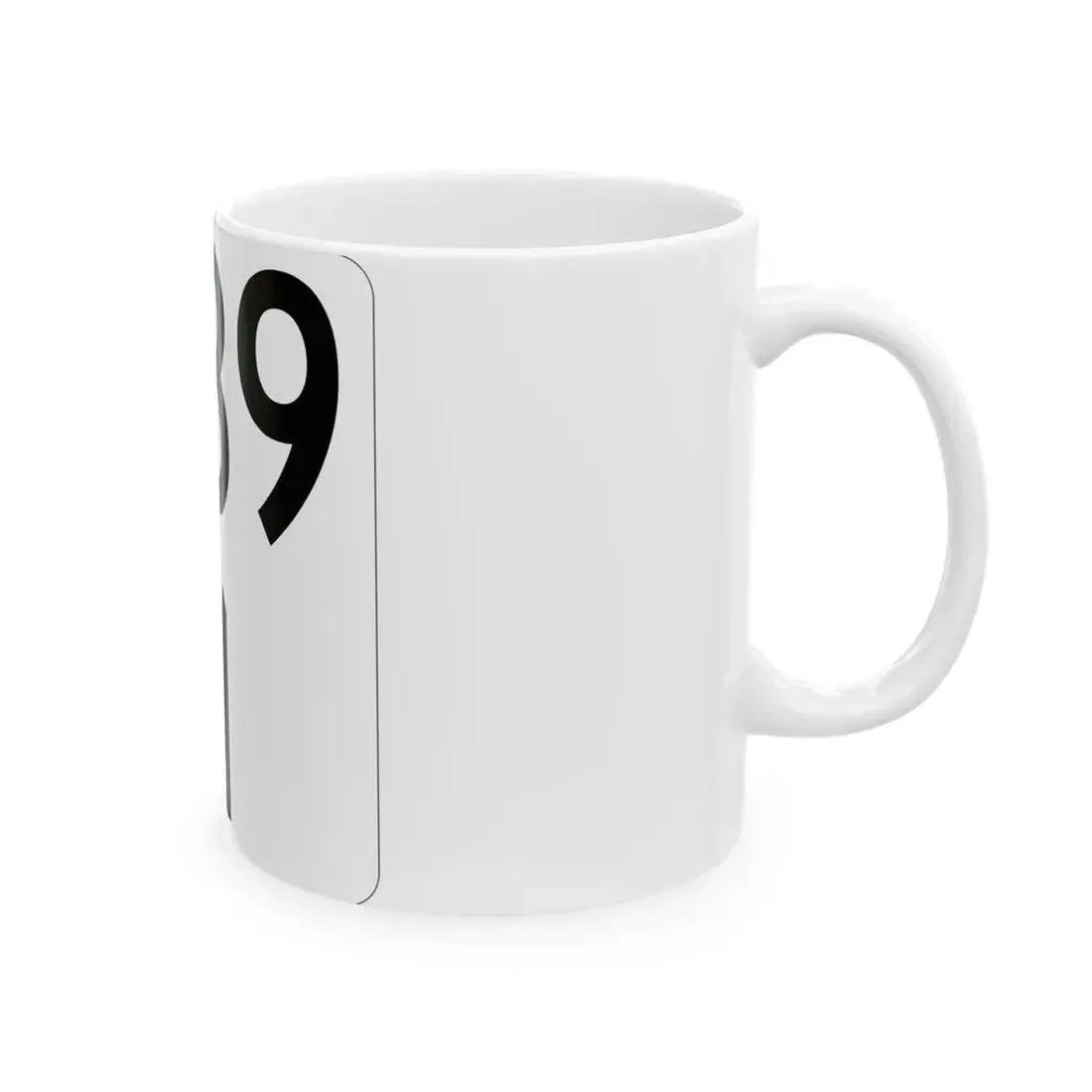 Idaho 39 (Idaho) (Road Sign) White Coffee Mug - Go Mug Yourself
