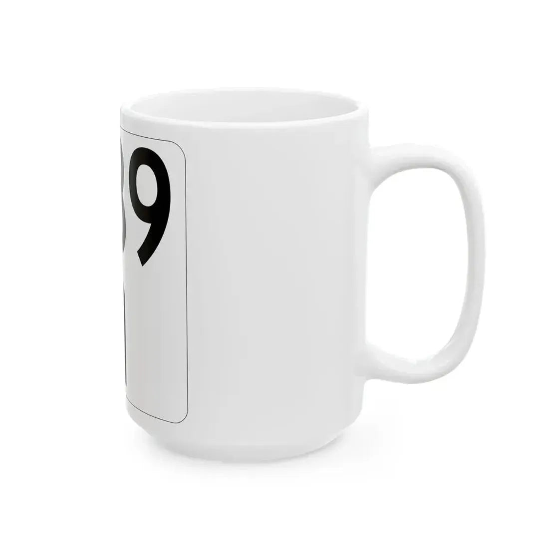 Idaho 39 (Idaho) (Road Sign) White Coffee Mug - Go Mug Yourself