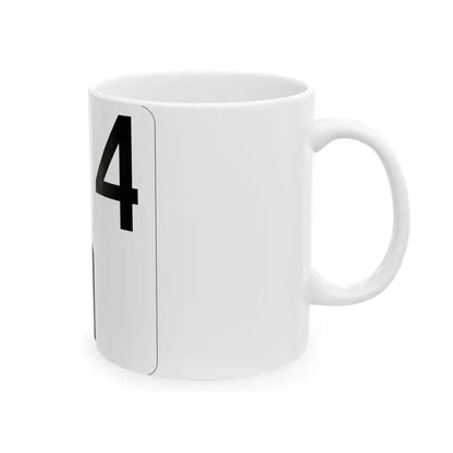 Idaho 4 (Idaho) (Road Sign) White Coffee Mug - Go Mug Yourself