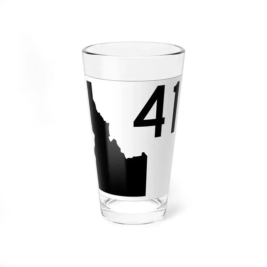 Idaho 41 (Idaho) (Road Sign) Pint Glass 16oz 16oz - Go Mug Yourself