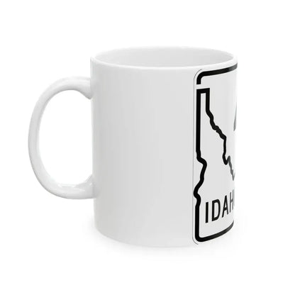 Idaho 42 1955 (Idaho) (Road Sign) White Coffee Mug - Go Mug Yourself