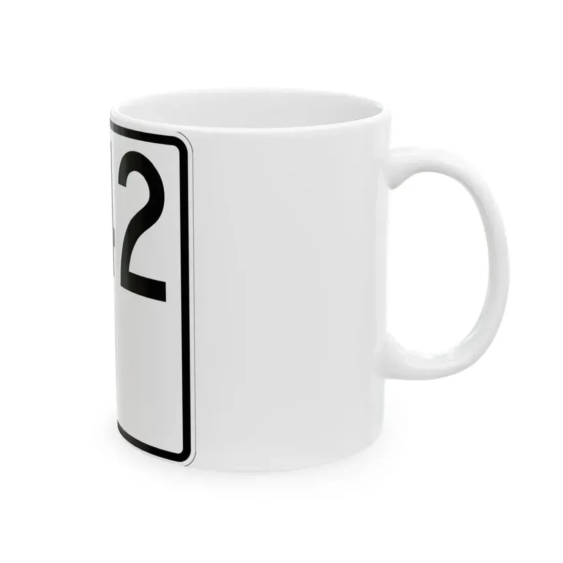 Idaho 42 1955 (Idaho) (Road Sign) White Coffee Mug - Go Mug Yourself