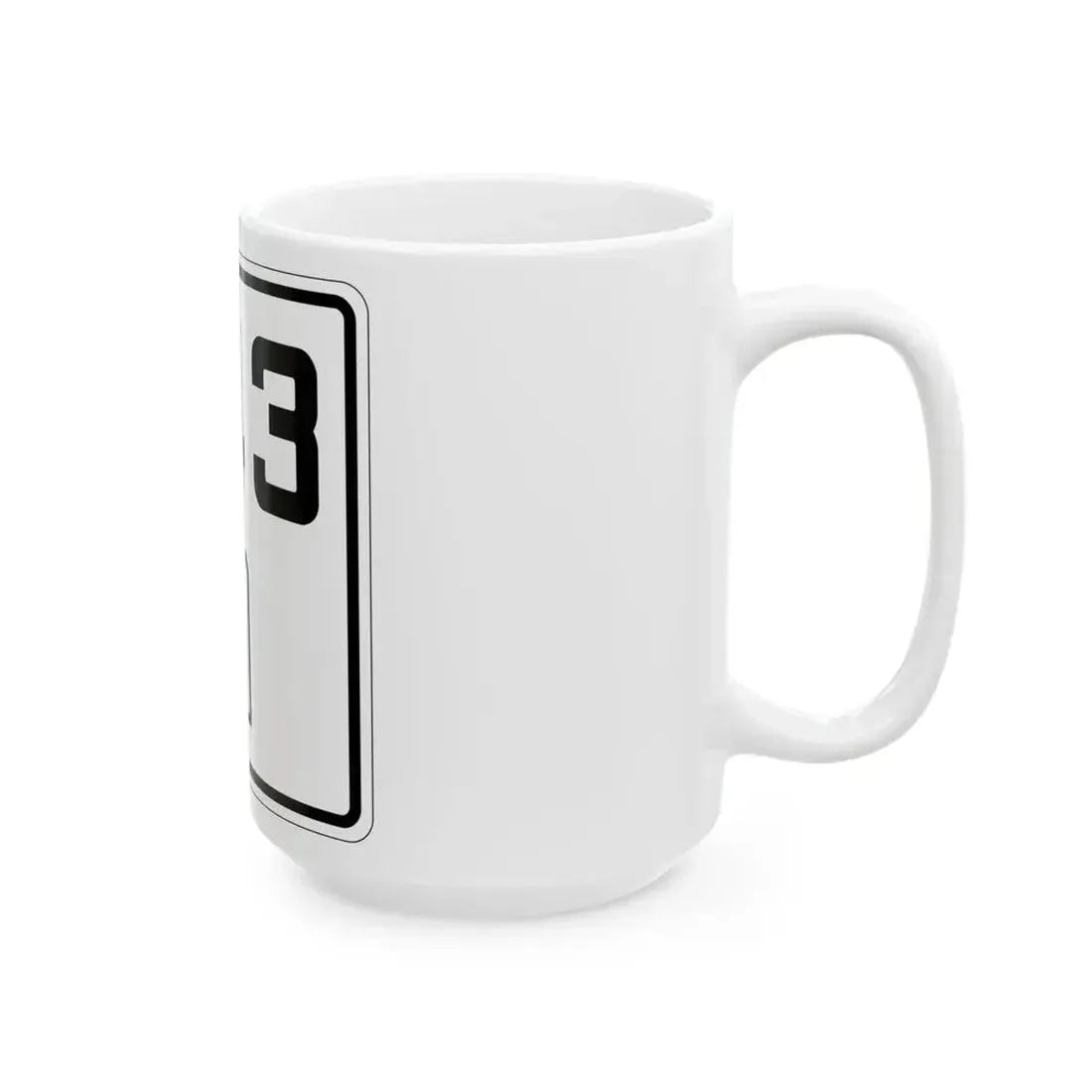 Idaho 43 1930 (Idaho) (Road Sign) White Coffee Mug - Go Mug Yourself